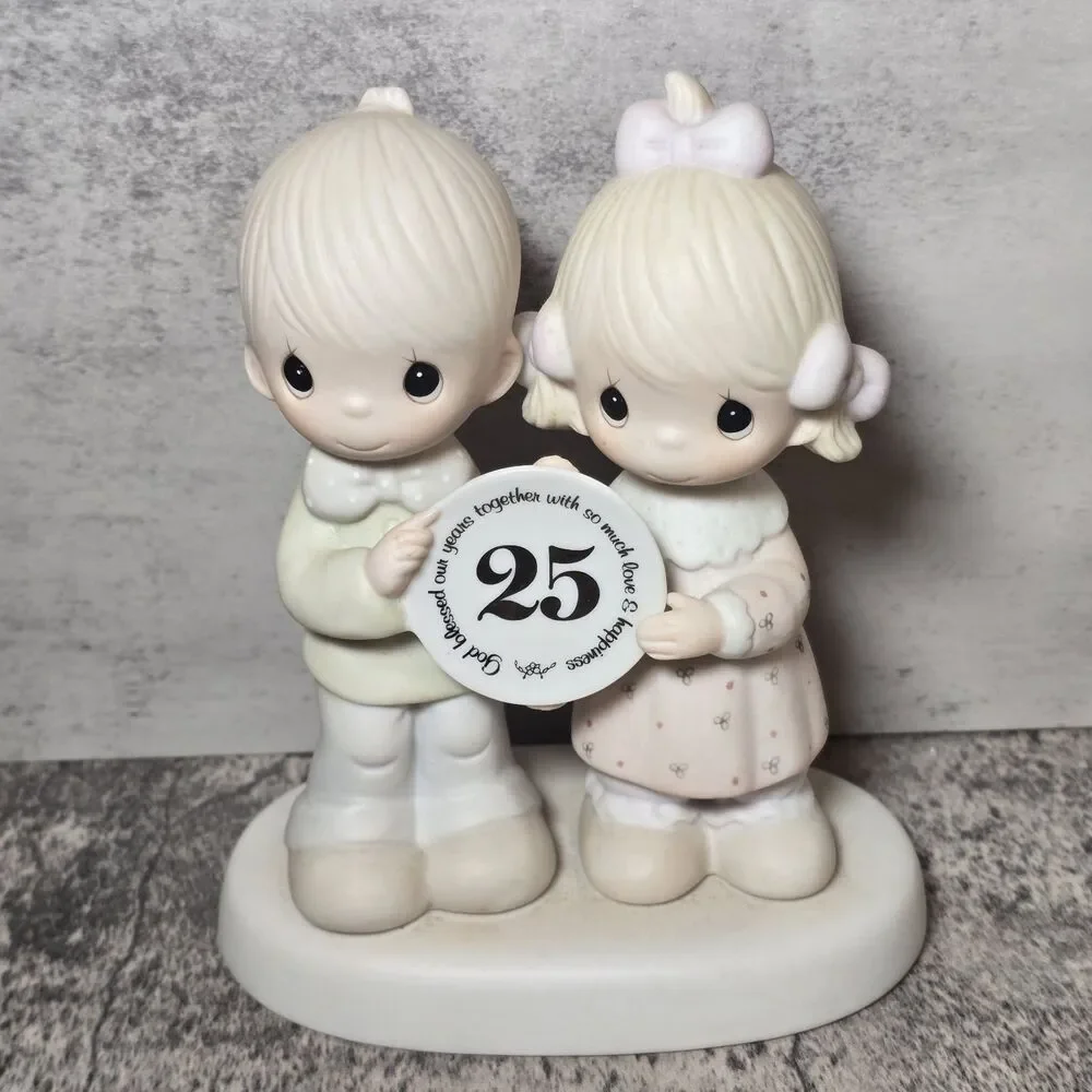 Precious Moments 1983 25 Anniversary God Blessed Our Years Together Love Couple